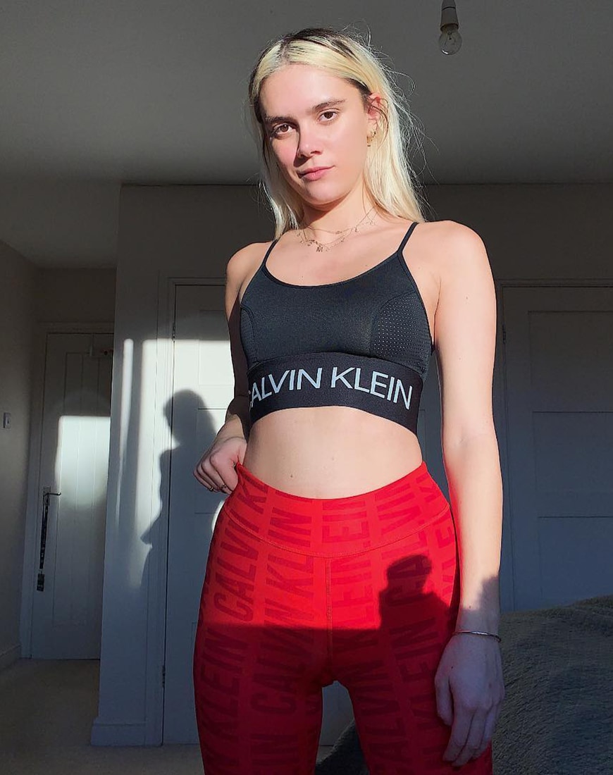 Calvin Klein bra and leggings worn by ASOS Insider Olivia | ASOS Style Feed