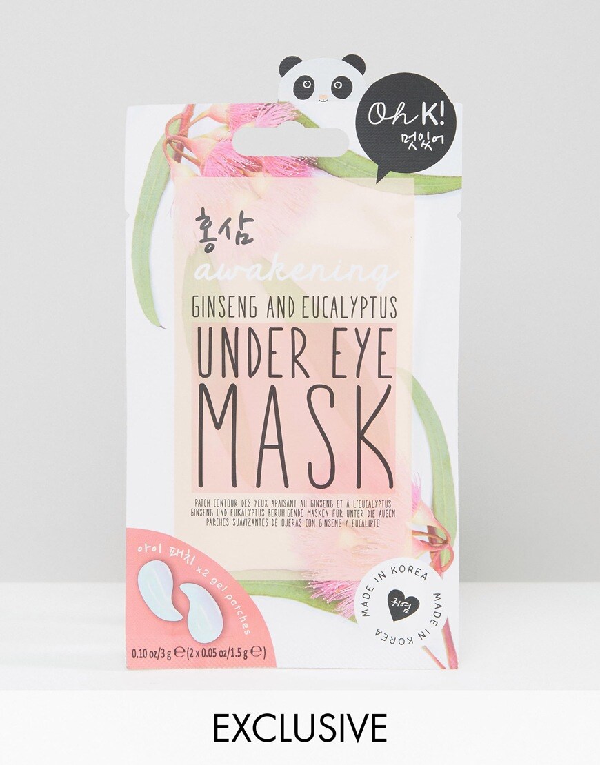 Oh K! Ginseng & Eucalyptus Under-Eye Gel Patches available at ASOS | ASOS Style Feed