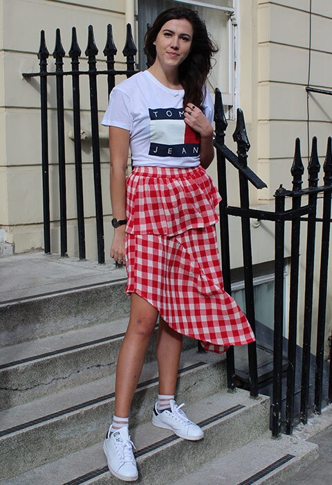 How ASOS girls wear gingham