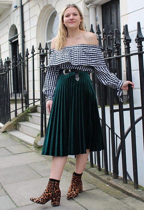 How ASOS girls wear gingham