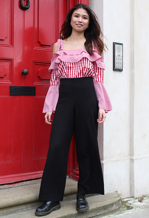 How ASOS girls wear gingham