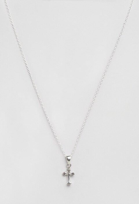  Kingsley Ryan sterling silver cross pendant necklace, available at ASOS | ASOS Fashion & Beauty Feed