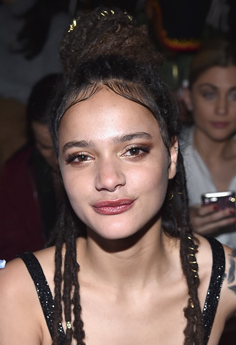 American Honey actress Sasha Lane at Paris Fashion Week with copper eyeshadow | ASOS Fashion & Beauty Feed