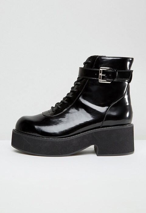 ASOS RUTHLESS chunky lace-up boots, available at ASOS | ASOS Fashion & Beauty Feed