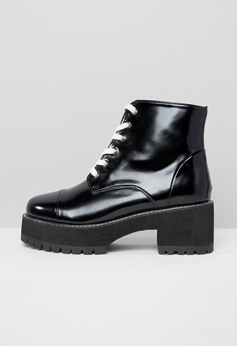 ASOS RUE chunky lace-up boots, available at ASOS | ASOS Fashion & Beauty Feed