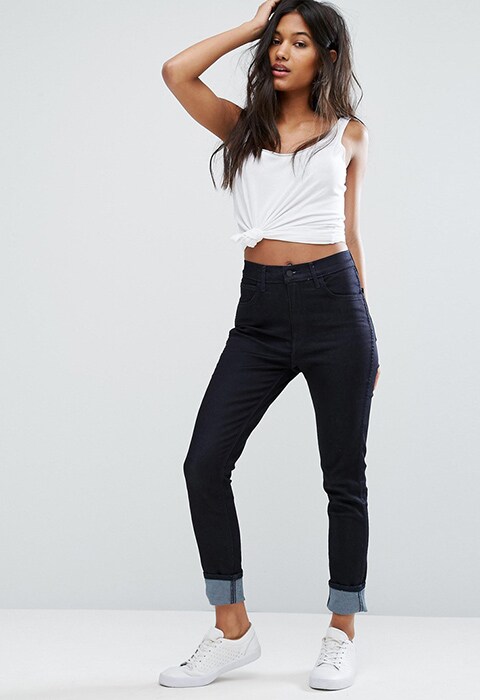 Levi's Line 8 high-rise super-skinny jeans available at ASOS | ASOS Fashion & Beauty Feed