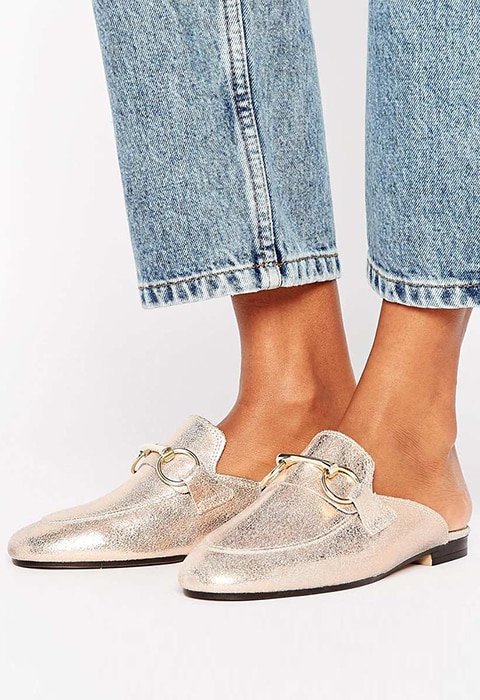 KG By Kurt Geiger Kissy Metallic Leather Slip On Mules £89 from ASOS | ASOS Fashion And Beauty Feed