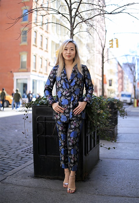 Hallie Liang prom look