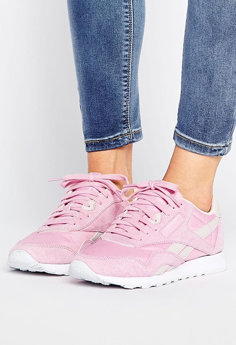 Reebok Classic Nylon X Face Trainers In Pink From ASOS | ASOS Fashion and Beauty Feed