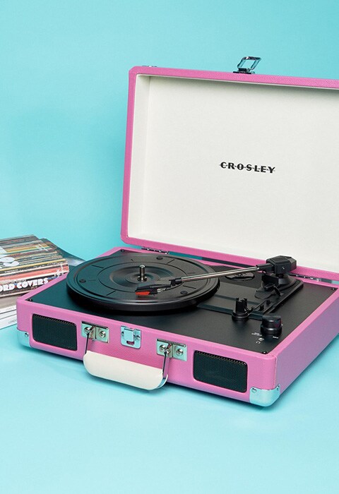 Crosley Cruiser turntable record player, available at ASOS | ASOS Fashion and Beauty Feed
