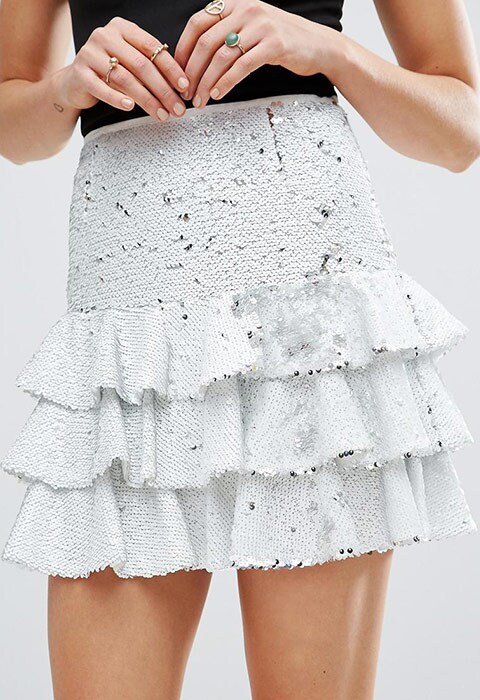 ASOS sequin rara mini skirt available at ASOS | ASOS Fashion & Beauty Feed