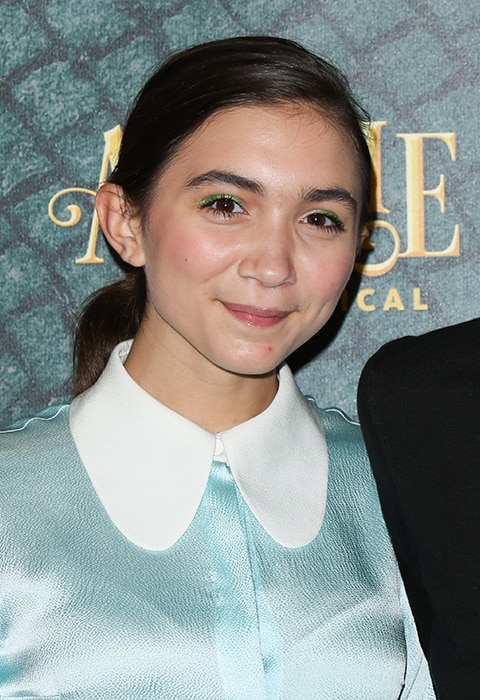 Girls Meets World actress Rowan Blanchard wearing side-parted low ponytail | ASOS Fashion & Beauty Feed