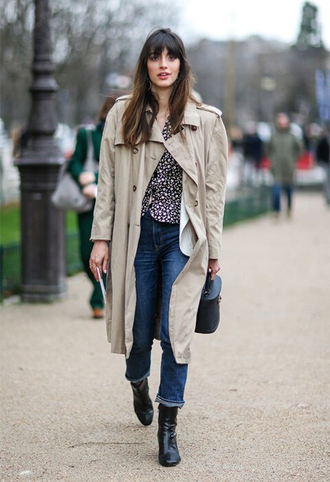Street style star wears trench coat at Paris Fashion Week | ASOS Fashion & Beauty Feed