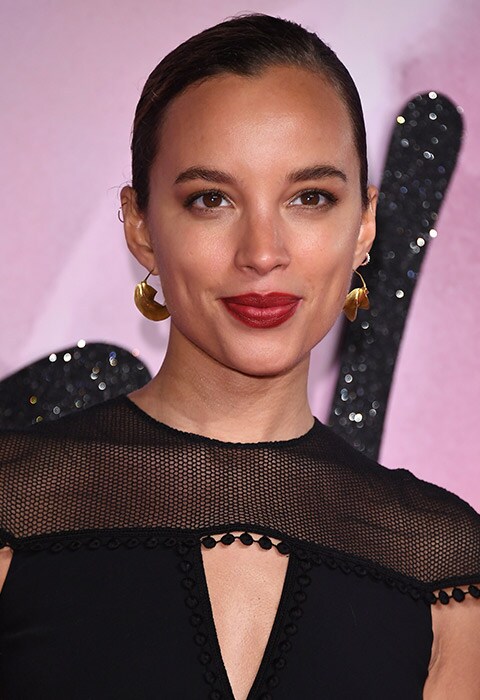 Phoebe Collings-James with slick back hair style | ASOS Fashion & Beauty Feed