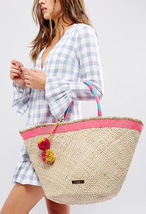 Carvela penny straw shopper bag available at ASOS | ASOS Fashion & Beauty Feed