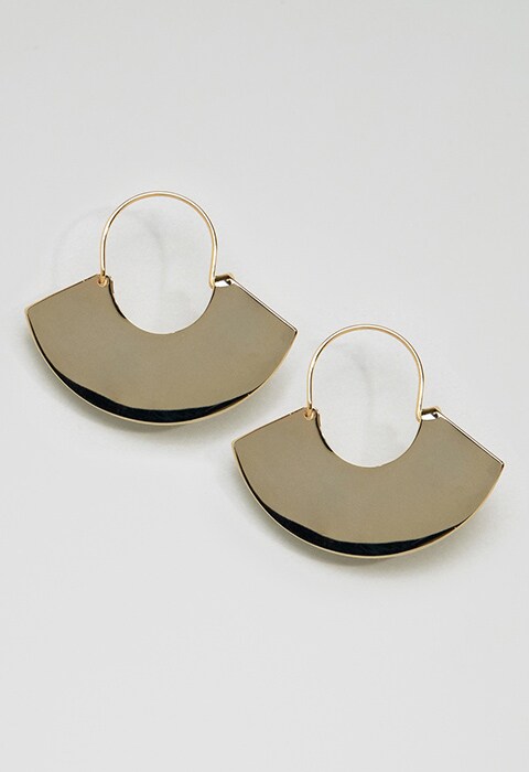 Limited Edition Sleek Fan Hoop Earrings, available on ASOS | ASOS Fashion & Beauty Feed