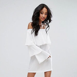 asos little white dress