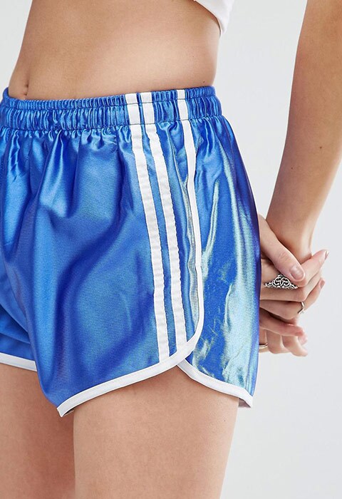 Reclaimed Vintage Inspired Satin Runner Shorts With Tipping, available at ASOS | ASOS Fashion & Beauty Feed