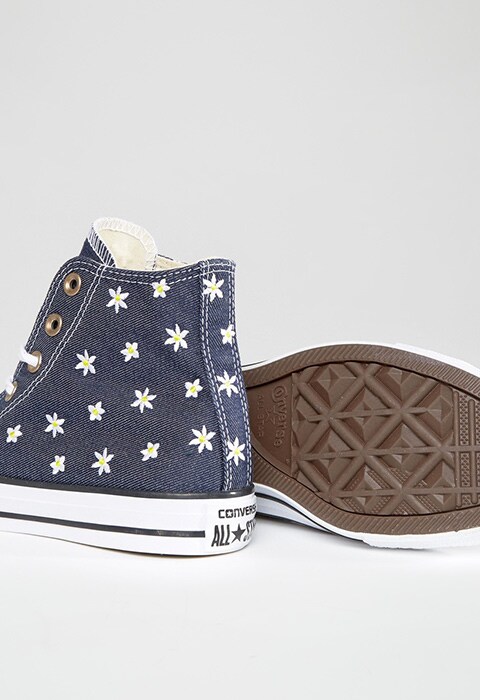 Converse Chuck Taylor All Star Hi Festival Embroidered Trainers, available at ASOS | ASOS Fashion & Beauty Feed