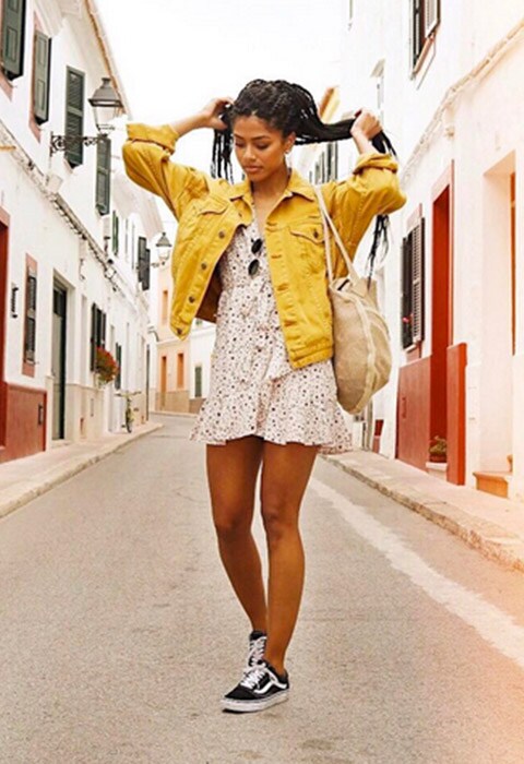 #AsSeenOnMe blogger wearing a denim jacket | ASOS Fashion & Beauty Feed