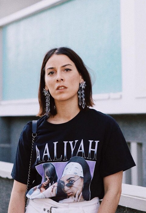 #AsSeenOnMe blogger wearing a band tee | ASOS Fashion & Beauty Feed