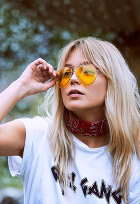 #AsSeenOnMe blogger wearing tinted sunglasses | ASOS Fashion & Beauty Feed