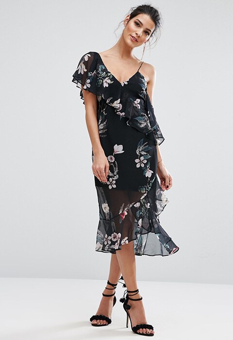 Keepsake Cosmic Girl Cold Shoulder Dress, £160 | ASOS Fashion & Beauty Feed