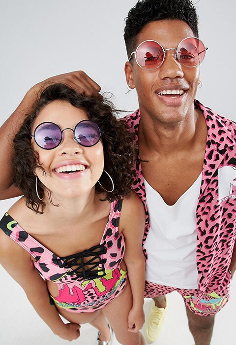 Two models wearing ASOS X MTV collaboration