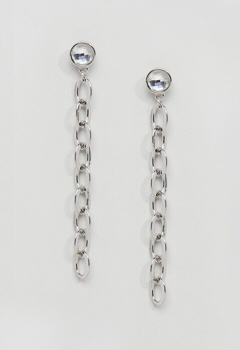 River Island Urban Link Drop Dangles Earrings, available on ASOS