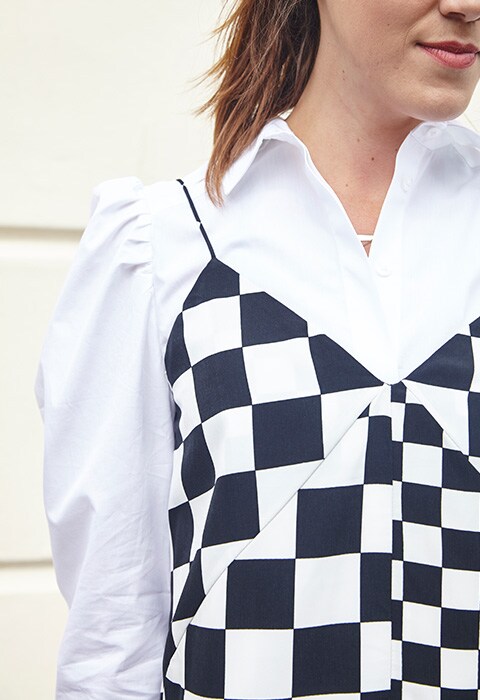 ASOS Staff Elizabeth Odey wearing a puff sleeve top | ASOS Fashion & Beauty Feed
