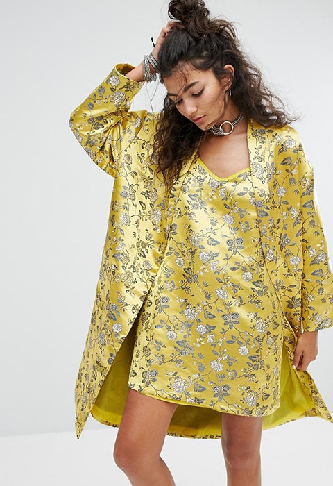One Above Another Kimono In Brocade Co-Ord £40 | ASOS Fashion & Beauty Feed