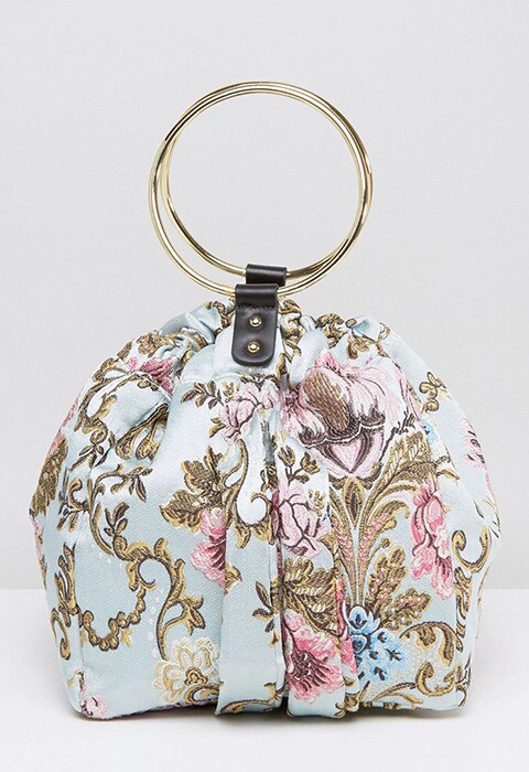 ASOS ring fabric pouch bag, £35 | ASOS Fashion & Beauty Feed
