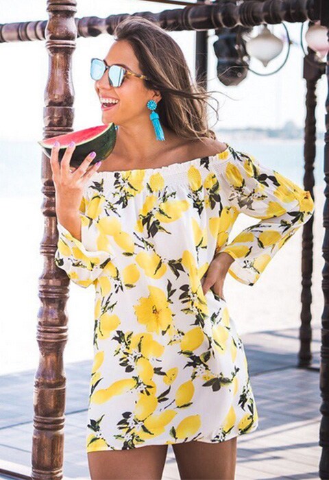 printed dress