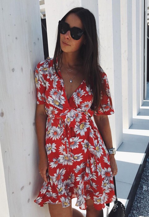 printed dress