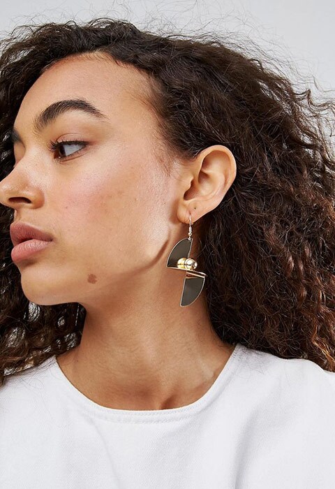 ASOS Folded Metal Earrings, available at ASOS | ASOS Fashion and Beauty Feed