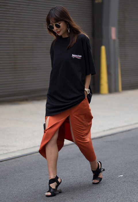Vestido y camiseta