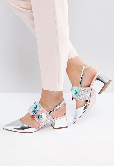 ASOS SPACESHIP WIDE FIT EMBELLISHED HEELS | ASOS Fashion & Beauty Feed 