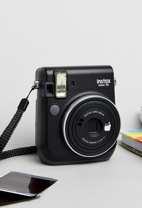Fujifilm Instax Mini 70 Instant Camera in black, available at ASOS | ASOS Fashion & Beauty Feed