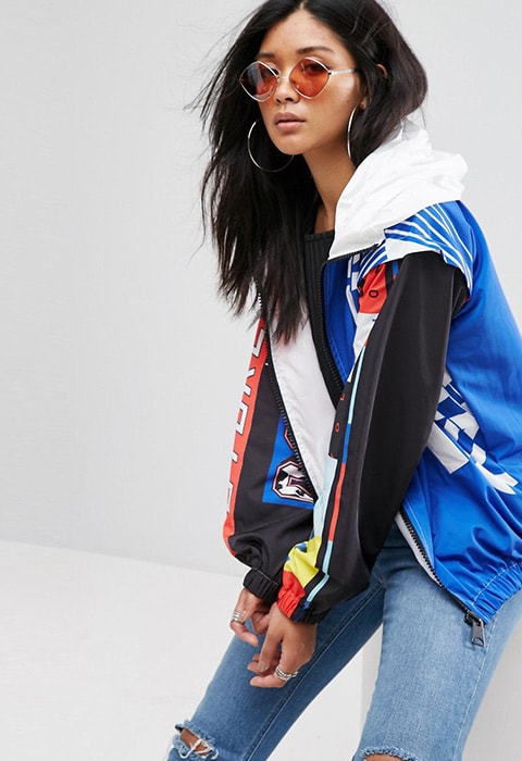 ASOS Windbreaker with Sponsorship Graphics, available on ASOS | ASOS Fashion & Beauty Feed