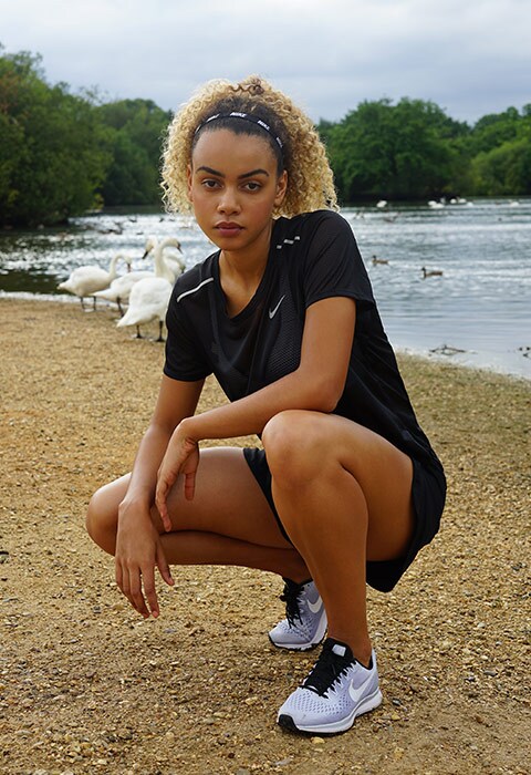 Model and Nike runner Ocean Lewis | ASOS Fashion & Beauty Feed