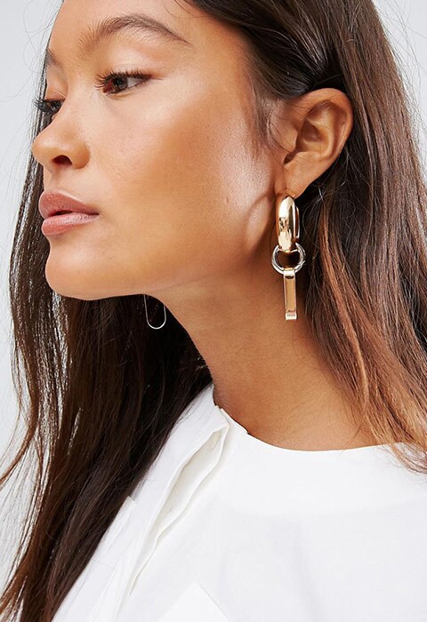 ASOS Open Shape Link Earrings, available on ASOS | ASOS Fashion & Beauty Feed