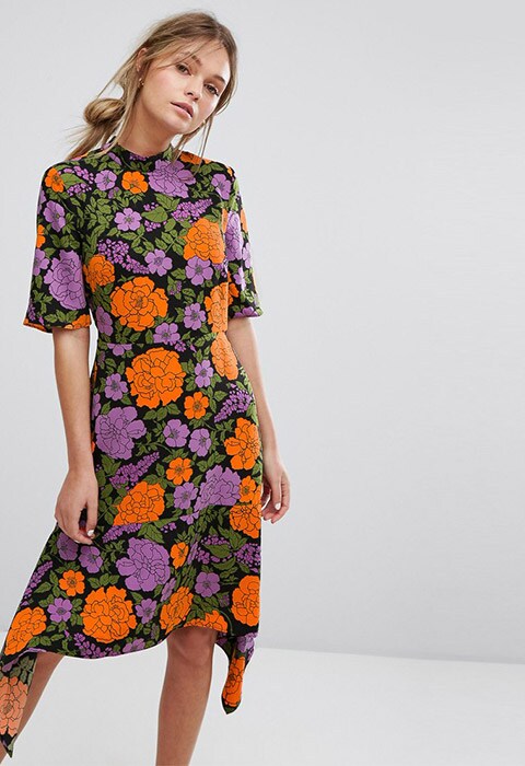 Warehouse Mica Carnation Open Back Dress, £52 | ASOS Fashion & Beauty Feed