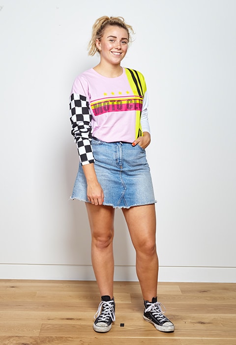 Anna Heaton wearing the motocross trend | ASOS Fashion & Beauty Feed