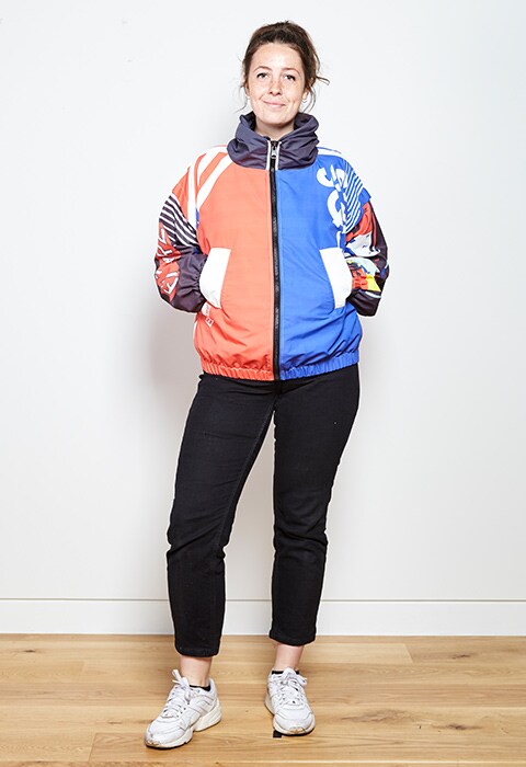 Joanna Kyte wearing a motocross windbreaker | ASOS Fashion & Beauty Feed