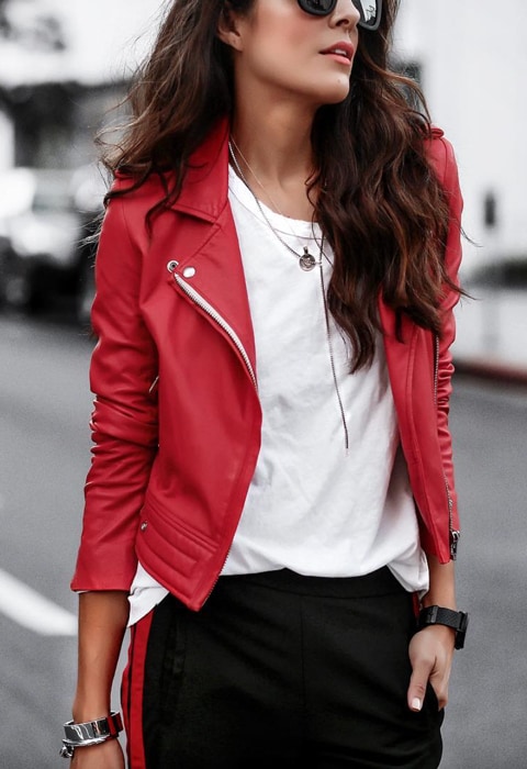 leather jacket