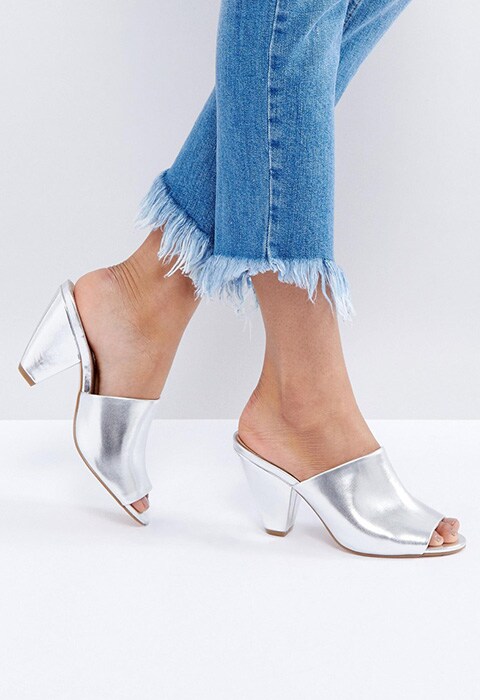 ASOS HEDDON Mid Heel Mules, available on ASOS | ASOS Fashion & Beauty Feed
