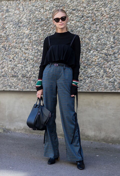 Street style blogger wearing layered outfit in Oslo | ASOS Style Feed