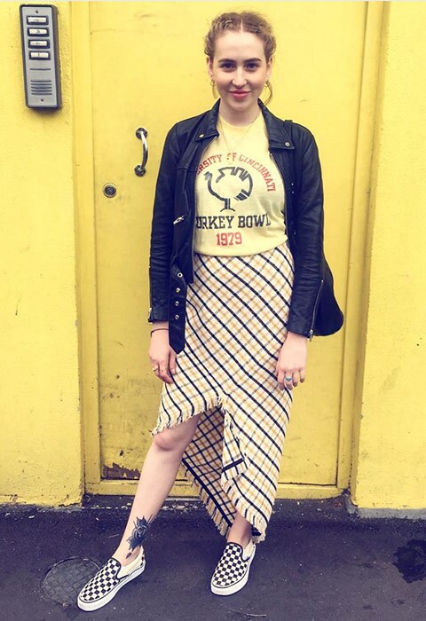 #AsSeenOnMe blogger wearing a tartan skirt | ASOS Style Feed