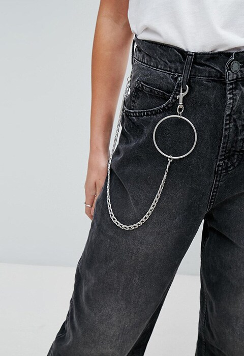 Cheap Monday 90s Wide Leg Fit Jean with Chain, £70 | ASOS Style Feed