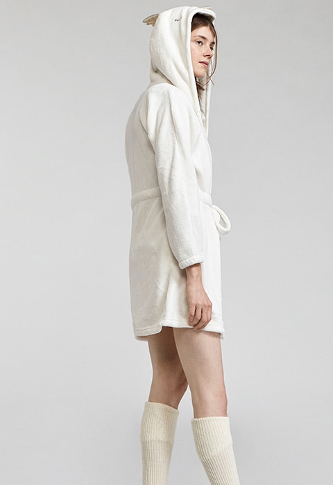 Oysho Gold Chick Dressing Gown £36.00 | ASOS Style Feed
